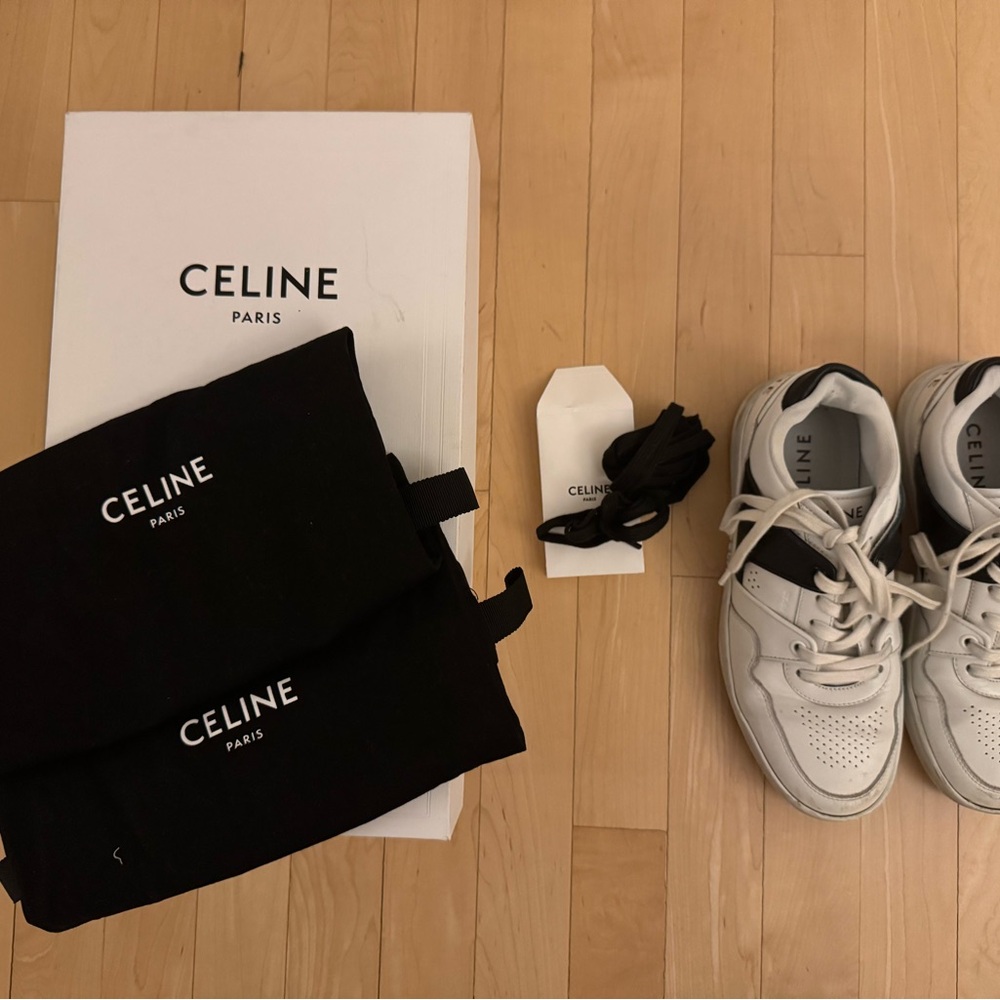 Women’s White and Black Sneakers - Picture 8 of 9